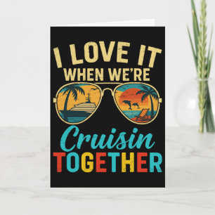 Lustiger Urlaub auf Kreuzfahrt Ich liebe es, wenn  Karte
