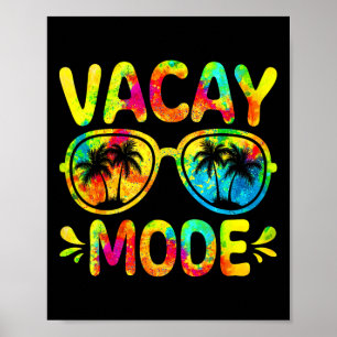 Lustiger Urlaub Modus Sungles Urlaub Sommer Kreuzf Poster