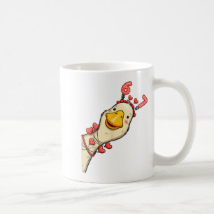 Lustiger Valentins-Gans 6 7 Sechs Sieben Meme-Matc Kaffeetasse