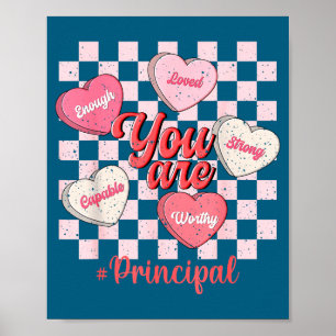 Lustiger Valentins-Hauptliebesherz Poster