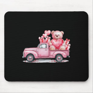 Lustiger Valentinstag Rosa Süßes Auto Damen Passen Mousepad