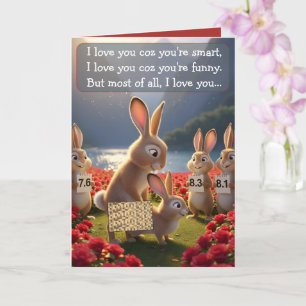 Lustiger Valentinstag-Slogan Grußkarte Karte