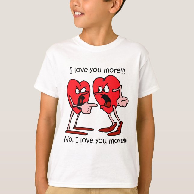 Lustiger Valentinstag T-Shirt (Vorderseite)