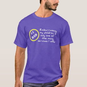 Lustiger Vater-T - Shirt der Nr.-eine