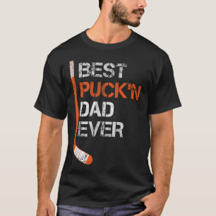 Lustiger Vatertag Hockey-Vater Bester Puck'n Dad A T-Shirt