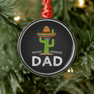 Lustiger Vaterwitz _ Lustiger Spruch Papa Ornament Aus Metall