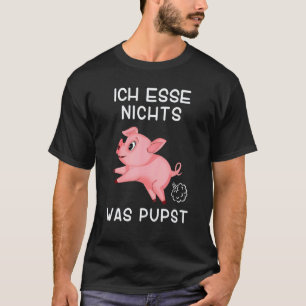 Lustiger Veganer Vegetarier Ich Esse Nichts Was Fu T-Shirt