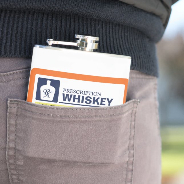 Lustiger Verordnungs-Whisky Flachmann (Beispiel)