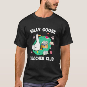 Lustiger Verrückter Gänse Lehrer Club Tierliebhabe T-Shirt