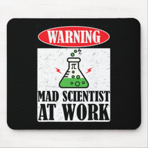 Lustiger verrückter Wissenschaftler Wissenschaftsl Mousepad