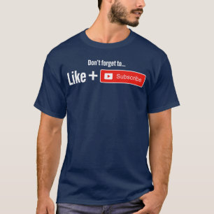 Lustiger Video-Blogger Vlogger Like Abonnieren Pod T-Shirt
