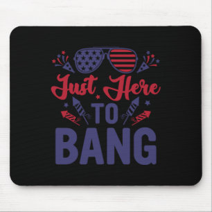 Lustiger vierter Juli, nur hier, um den 4. Juli zu Mousepad