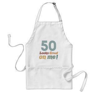 Lustiger Vintage 50. Geburtstag Schürze
