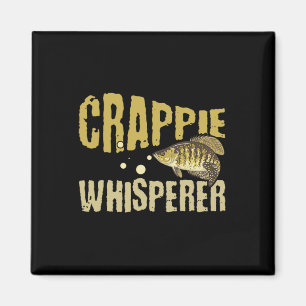 Lustiger Vintage Crappie-Whisperer-Angler Magnet