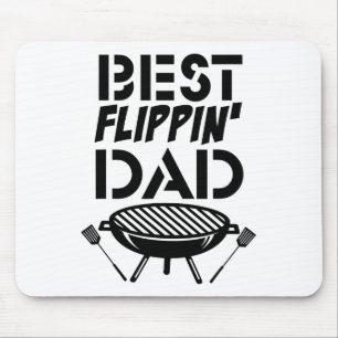 Lustiger Vintage Grill Daddy - Grillen und Nachfül Mousepad