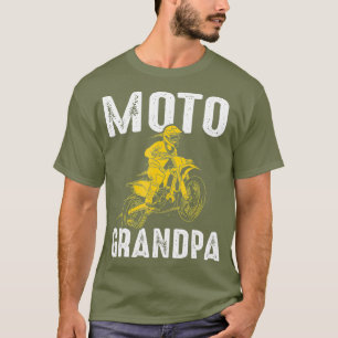 Lustiger Vintage-Motocross-Opa Dirt Bike T-Shirt