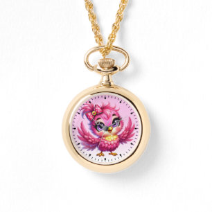 Lustiger Vogel Cartoon Sublimation-56342 Armbanduhr