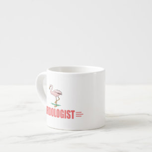 Lustiger Vogelbeobachtung Flamingo Espressotasse