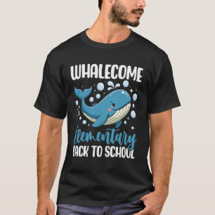 Lustiger Wal Willkommen zurück in der Grundschule T-Shirt