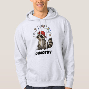 Lustiger Waschbär Jimothy Hoodie
