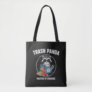Lustiger Waschbär-Meister der Verkleidung Raccoon Tasche
