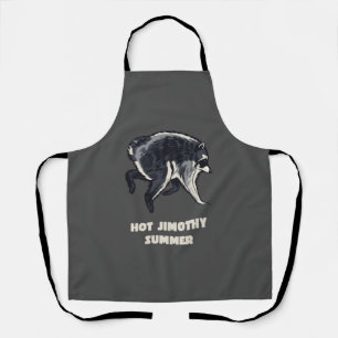 Lustiger Waschbär-Meme-Tier-Hot-Jimothy-Sommer Schürze