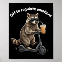 Lustiger Waschbär-Meme, um die Emotionen zu reguli