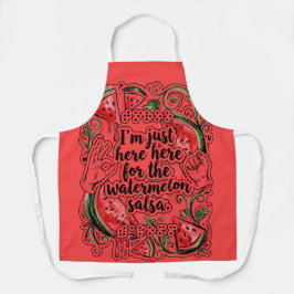 Lustiger Wassermelonen-Tag Schürze