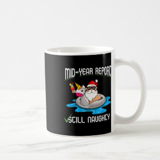 Lustiger Weihnachten im Juli Halbjahresbericht imm Kaffeetasse