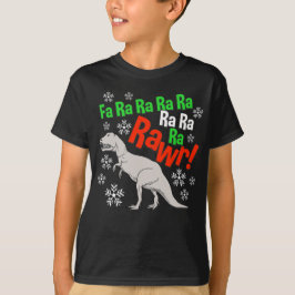 Lustiger WeihnachtenRawr Dinosaurier-Feiertag T-Shirt