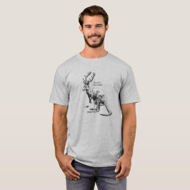 Lustiger WeihnachtenRoodeer Festtages-T - Shirt
