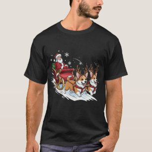 Lustiger Weihnachts-Corgi-Hunde-Liebhaber Xmas T-Shirt