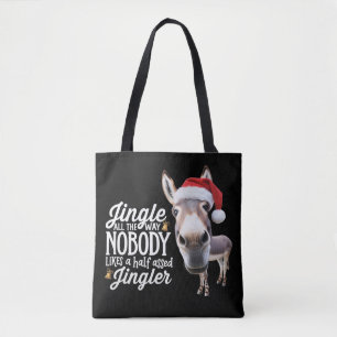 Lustiger Weihnachts-Esel-Liebhaber Bauernhof Feier Tasche