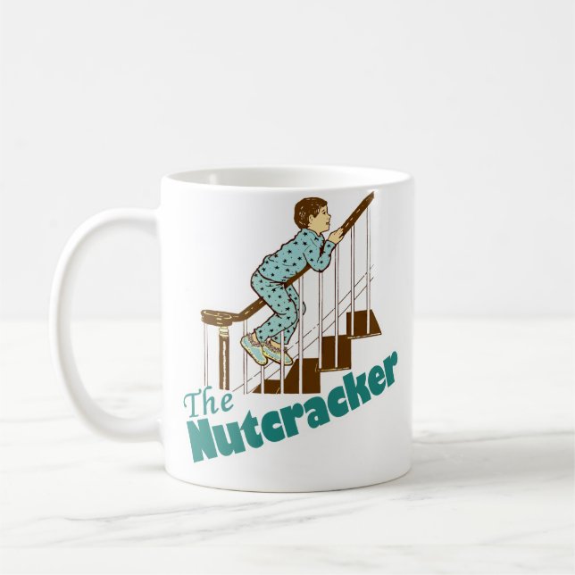 Lustiger Weihnachts Nussknacker Kaffeetasse (Links)