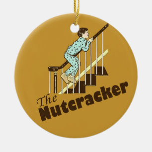 Lustiger Weihnachts Nussknacker Keramik Ornament