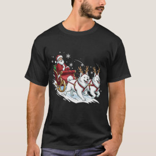 Lustiger Weihnachts-Samojede-Hundeliebhaber Xmas T-Shirt