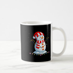 Lustiger Weihnachts-Schneemann-Shirt Süßer Santa M Kaffeetasse