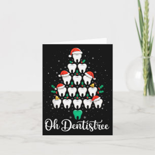 Lustiger Weihnachts-Zahnarzt Xmas Dental Oh Dentis Karte