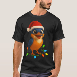 Lustiger Weihnachtsbarsch Angelangeln T-Shirt
