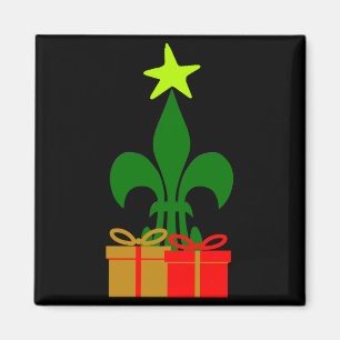 Lustiger Weihnachtsbaum Louisiana Cajun New Orlean Magnet