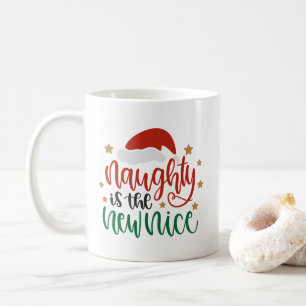 Lustiger Weihnachtsbecher: Unartig ist das neue Ne Kaffeetasse
