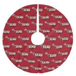 Lustiger Weihnachtsbuschbaby-Weihnachtsbonbon-Knal Polyester Weihnachtsbaumdecke