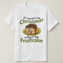 Lustiger WeihnachtsCartoon-Fruchtkuchen T-Shirt
