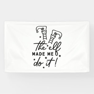 Lustiger Weihnachtself hat mich dazu gebracht, es Banner