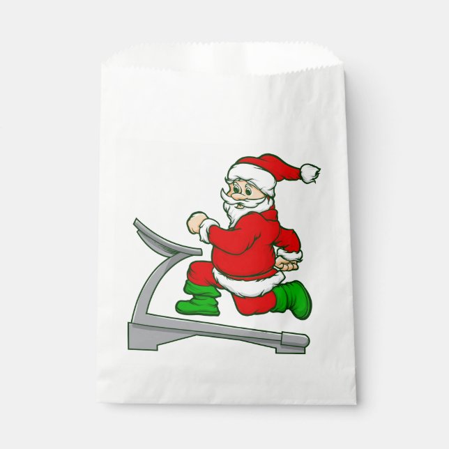 lustiger Weihnachtsliegestuhl Geschenktütchen (Vorderseite)