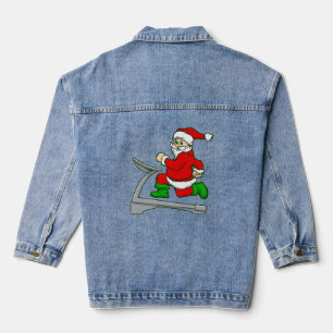 lustiger Weihnachtsliegestuhl Jeansjacke