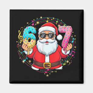 Lustiger Weihnachtsmann 67 Eiscreme-Tropf Weihnach Magnet