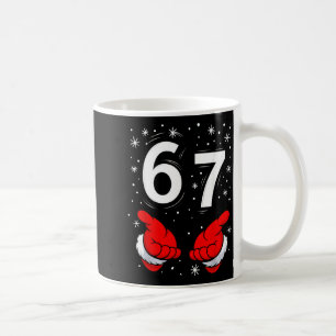 Lustiger Weihnachtsmann 6 7 Meme Sechs Sieben Weih Kaffeetasse