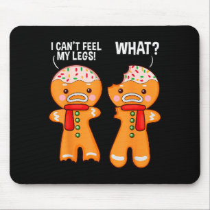 Lustiger Weihnachtsmann aus Ingwerbrot Weihnachten Mousepad