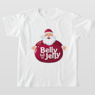 Lustiger Weihnachtsmann-Bauch voller Gelee – Süßes T-Shirt